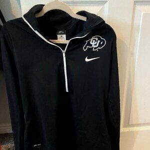 University of Colorado CU Boulder Buffaloes Womens Nike Drifit Black Pullover XL